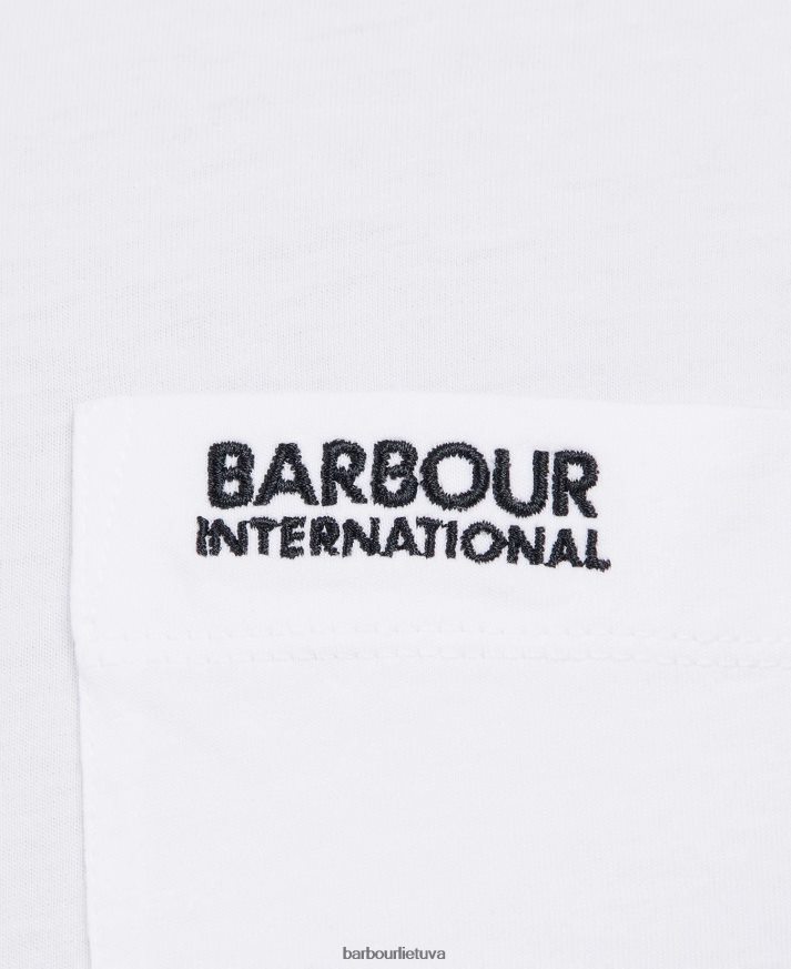 apranga Barbour Radok kišeniniai marškinėliai juodas vyrų 6F6D80849