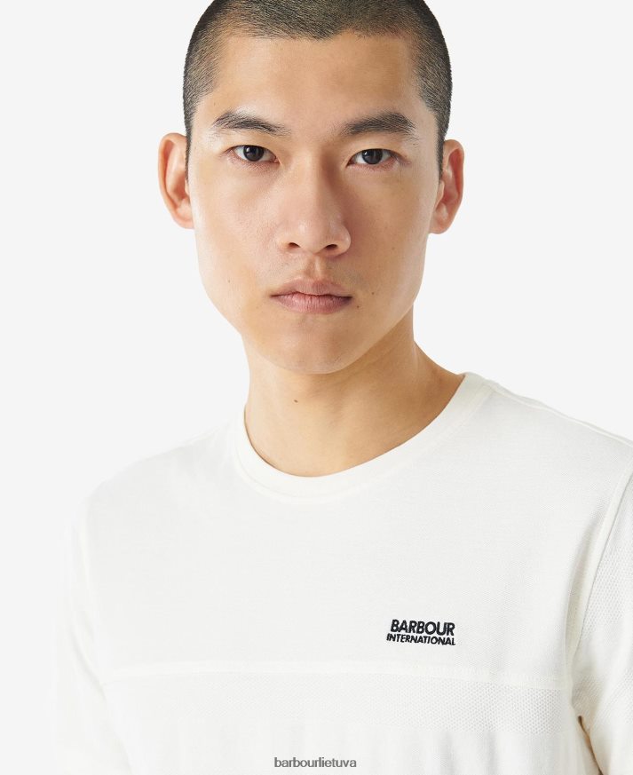 apranga Barbour Serge\'o marškinėliai šnabžda balta vyrų 6F6D80890