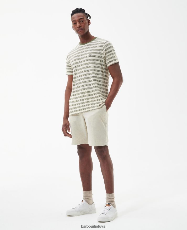 apranga Barbour Sherburn marškinėliai kukurūzų stiebas vyrų 6F6D80807