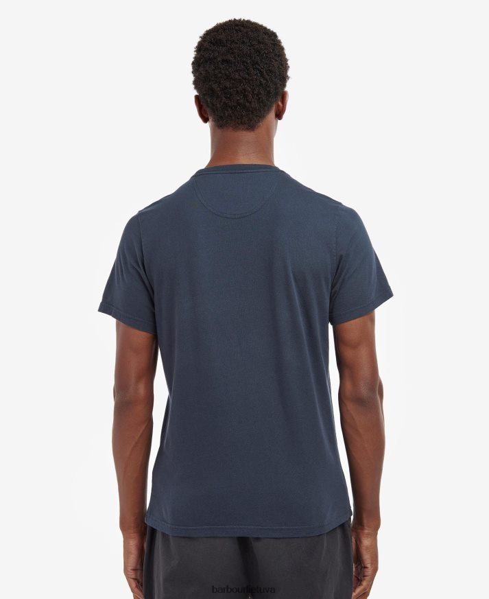 apranga Barbour „Stockton“ logotipo marškinėliai klasikinis laivynas vyrų 6F6D80793