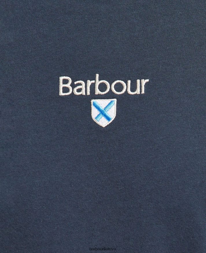 apranga Barbour „Stockton“ logotipo marškinėliai klasikinis laivynas vyrų 6F6D80793