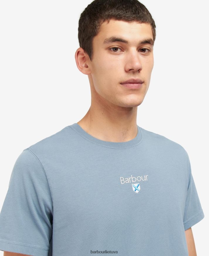 apranga Barbour „Stockton“ logotipo marškinėliai klasikinis laivynas vyrų 6F6D80950