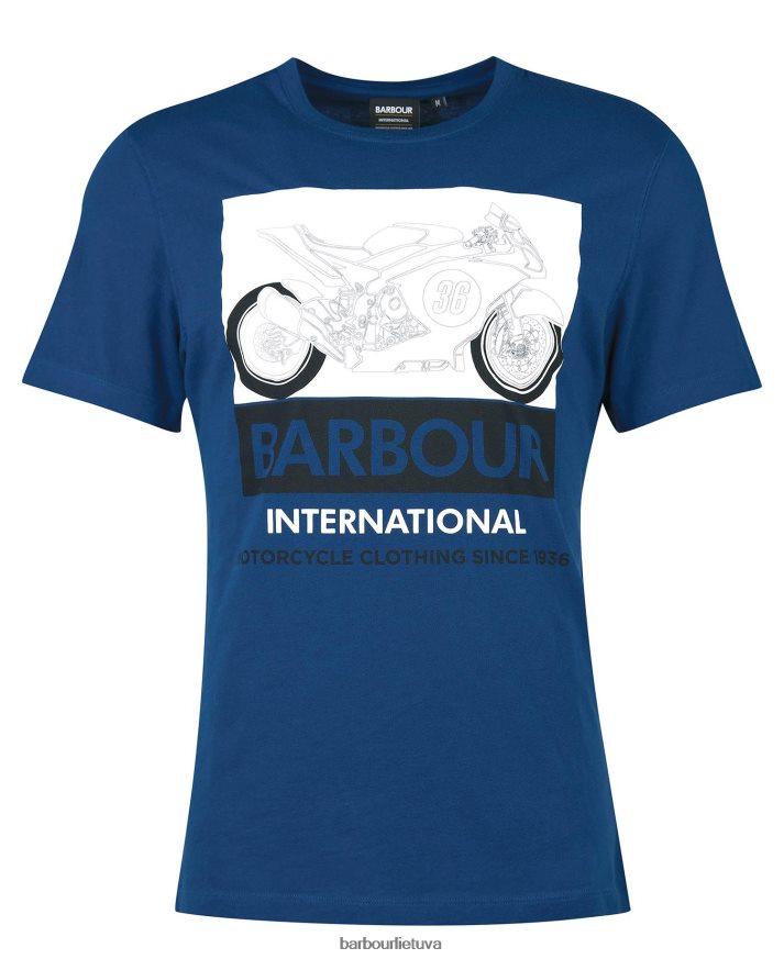 apranga Barbour Whitburn marškinėliai šnabžda balta vyrų 6F6D80940