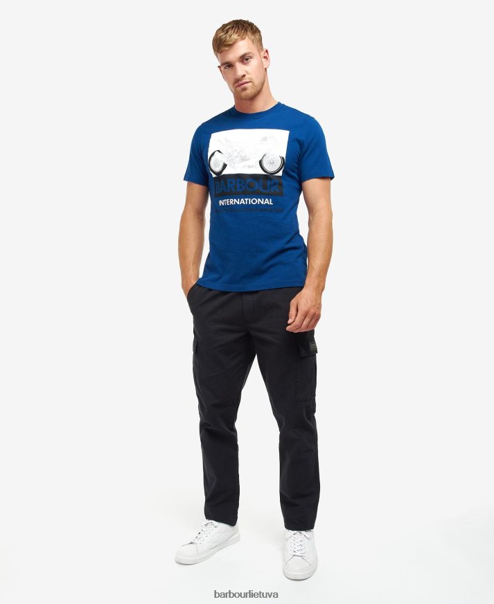 apranga Barbour Whitburn marškinėliai šnabžda balta vyrų 6F6D80940