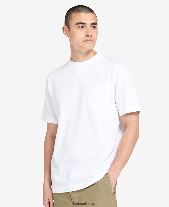 apranga Barbour Williams kišeniniai marškinėliai balintos alyvuogės vyrų 6F6D80958