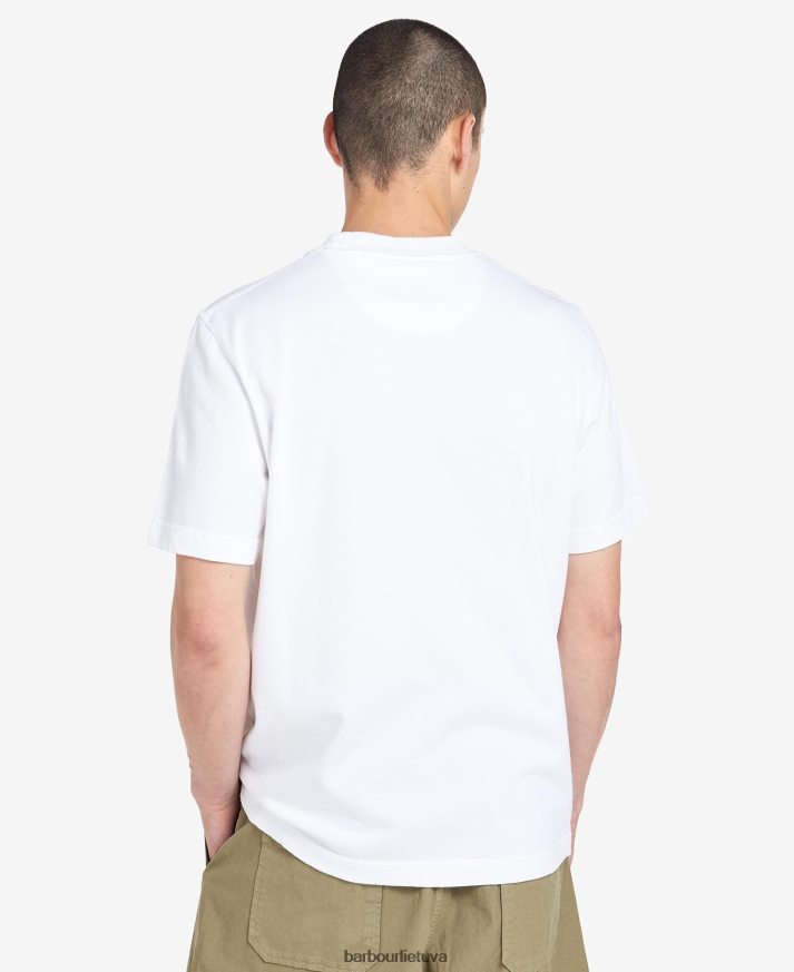 apranga Barbour Williams kišeniniai marškinėliai balintos alyvuogės vyrų 6F6D80958