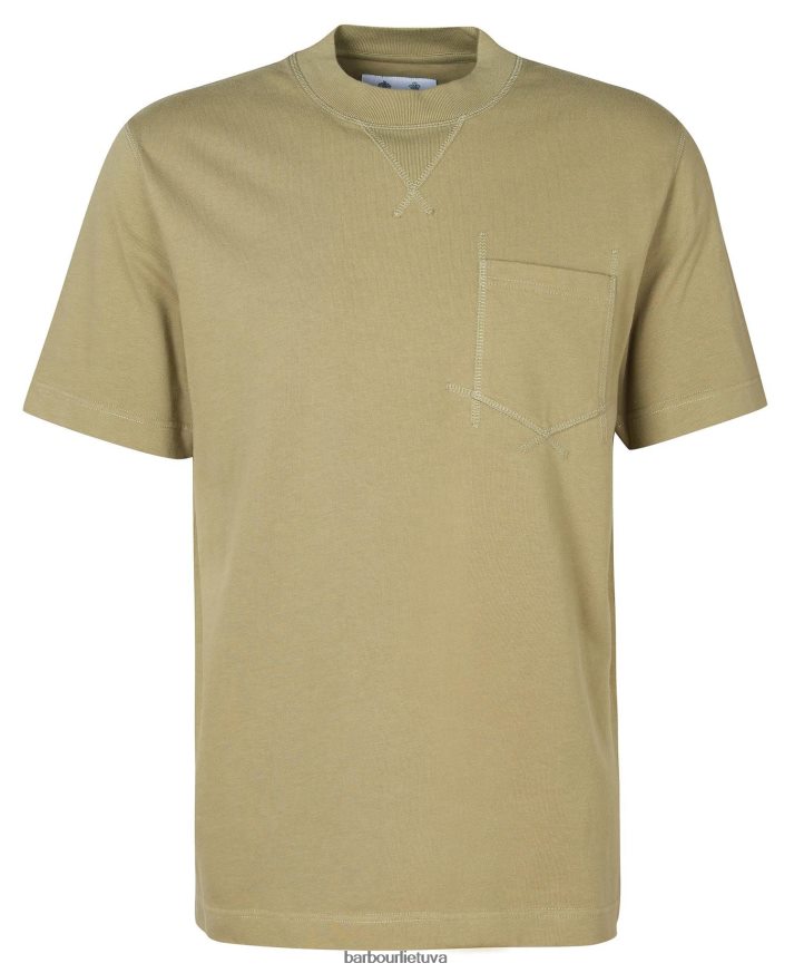 apranga Barbour Williams kišeniniai marškinėliai balintos alyvuogės vyrų 6F6D80960