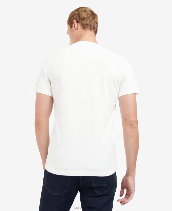 apranga Barbour „archie“ grafinio rašto marškinėliai klasikinis juodas vyrų 6F6D80941