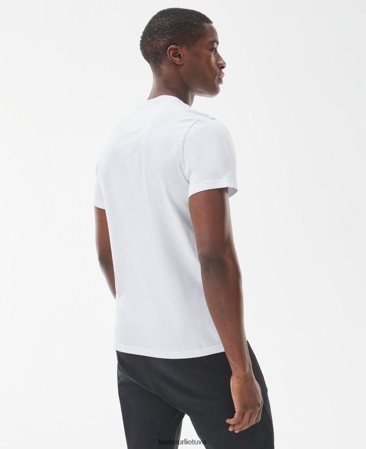 apranga Barbour būtini mažo logotipo marškinėliai karinis jūrų laivynas vyrų 6F6D80792