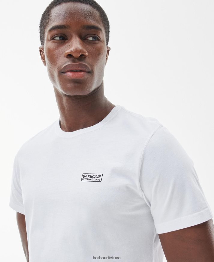 apranga Barbour būtini mažo logotipo marškinėliai karinis jūrų laivynas vyrų 6F6D80792