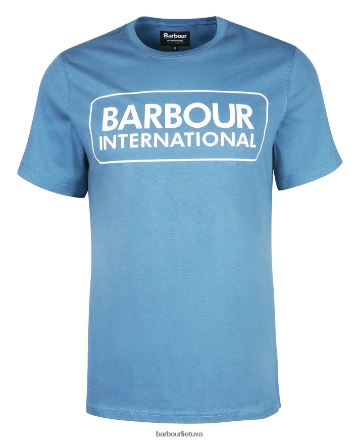 apranga Barbour būtini marškinėliai su dideliu logotipu klasikinis juodas vyrų 6F6D80910