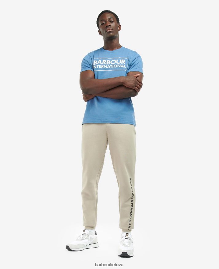 apranga Barbour būtini marškinėliai su dideliu logotipu klasikinis juodas vyrų 6F6D80910