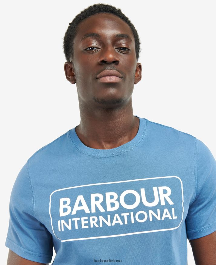 apranga Barbour būtini marškinėliai su dideliu logotipu klasikinis juodas vyrų 6F6D80910