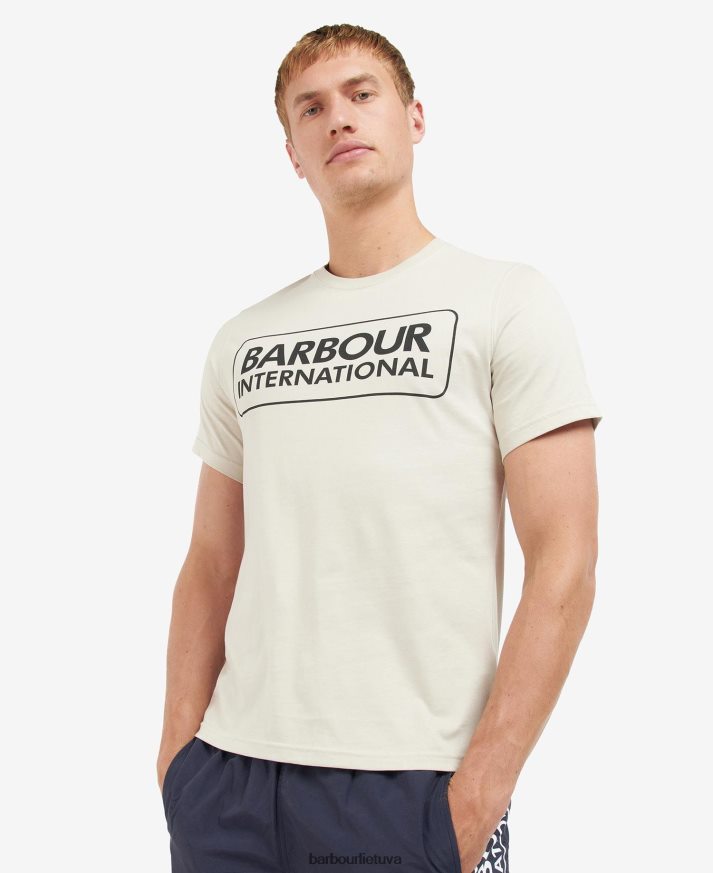 apranga Barbour būtini marškinėliai su dideliu logotipu klasikinis juodas vyrų 6F6D80930