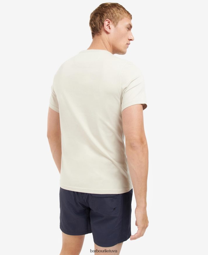 apranga Barbour būtini marškinėliai su dideliu logotipu klasikinis juodas vyrų 6F6D80930