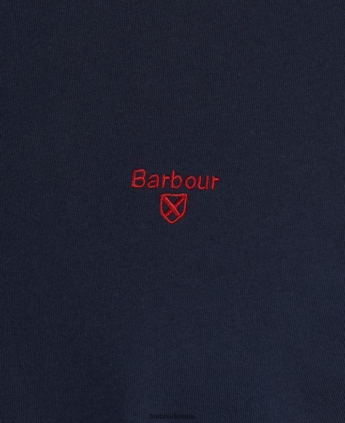 apranga Barbour būtiniausi sportiniai marškinėliai cabernet vyrų 6F6D80753
