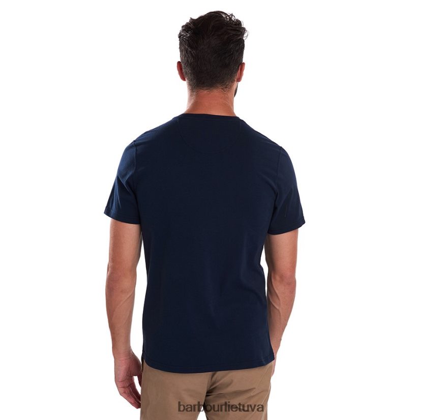 apranga Barbour būtiniausi sportiniai marškinėliai cabernet vyrų 6F6D80753