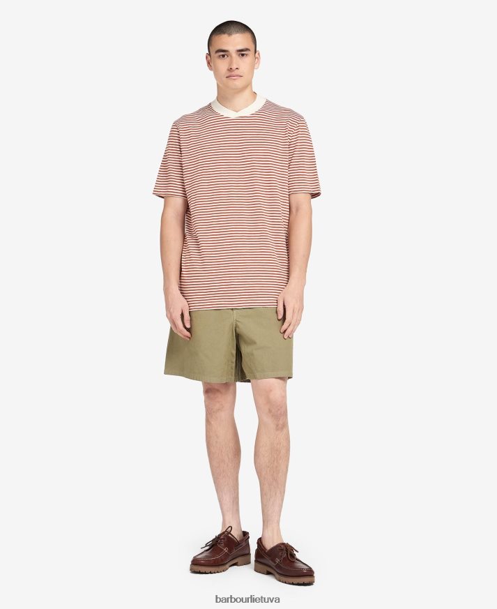 apranga Barbour briggs marškinėliai rūdys vyrų 6F6D80952