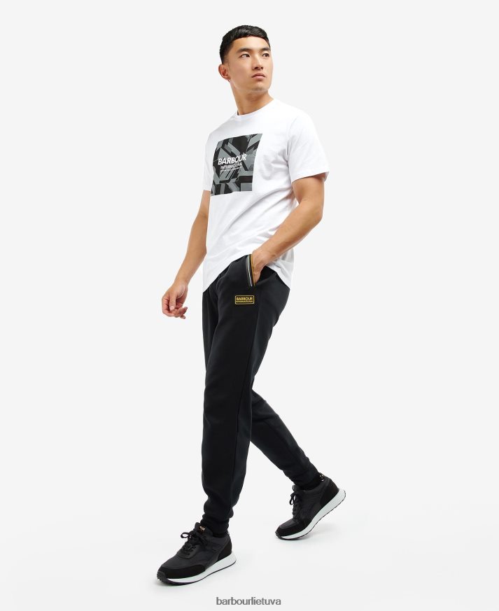 apranga Barbour darwen marškinėliai klasikinis baltas vyrų 6F6D80902