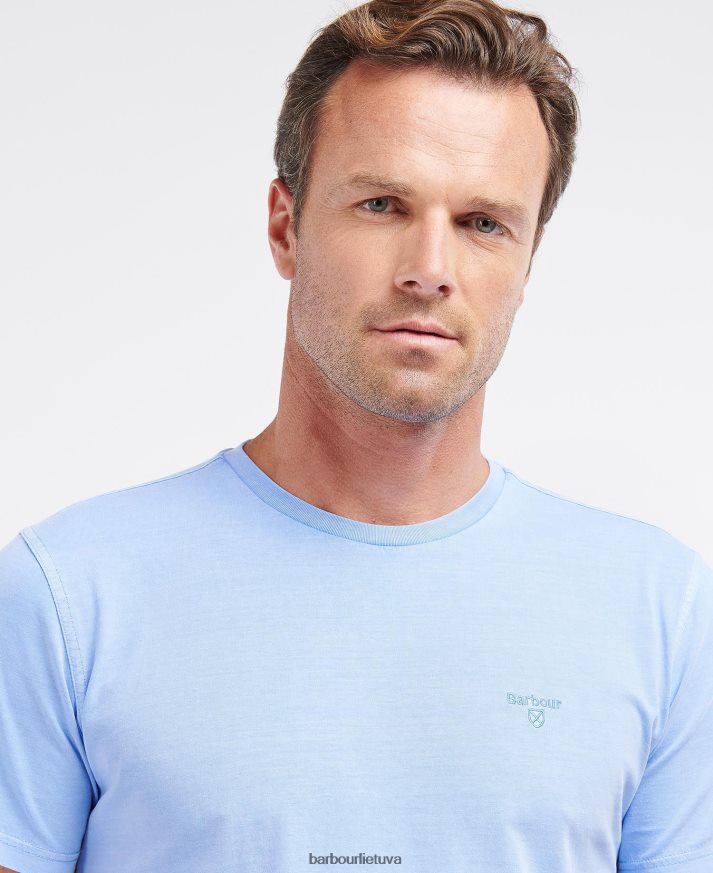 apranga Barbour drabužiais dažyti marškinėliai dangus vyrų 6F6D80784