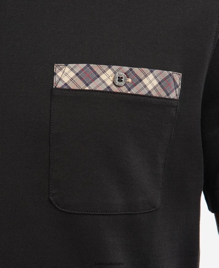 apranga Barbour durness kišeniniai marškinėliai baltas vyrų 6F6D80857