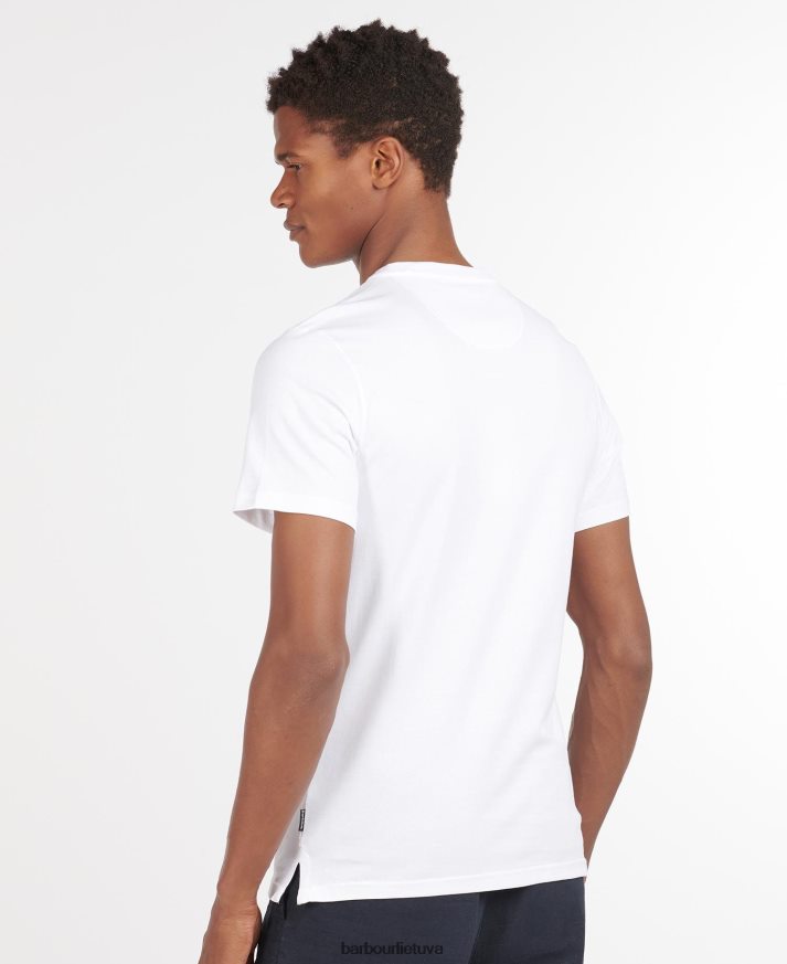 apranga Barbour durness kišeniniai marškinėliai čili raudona vyrų 6F6D80886