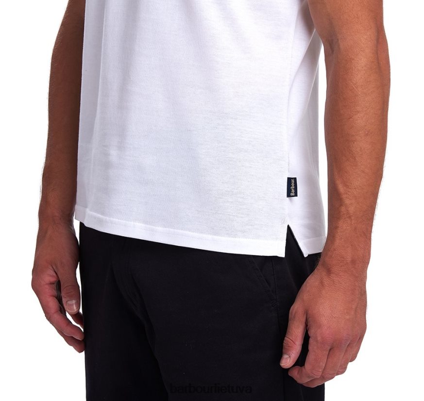 apranga Barbour durness kišeniniai marškinėliai čili raudona vyrų 6F6D80886