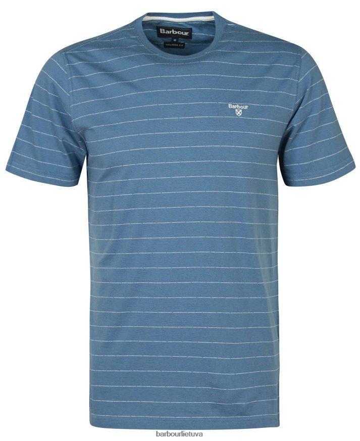 apranga Barbour hobson dryžuoti marškinėliai šnabžda balta vyrų 6F6D80765
