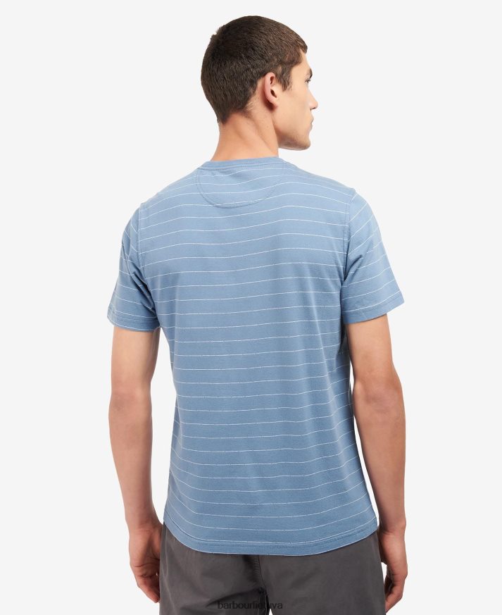 apranga Barbour hobson dryžuoti marškinėliai šnabžda balta vyrų 6F6D80765