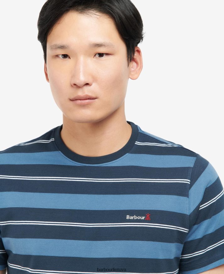 apranga Barbour kendray dryžuoti marškinėliai šnabžda balta vyrų 6F6D80819