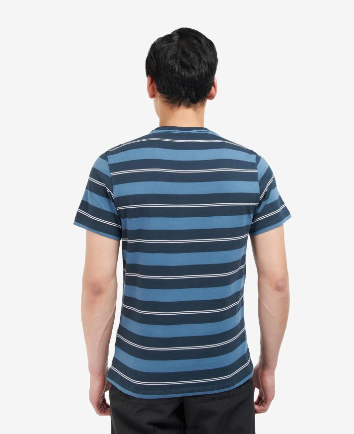 apranga Barbour kendray dryžuoti marškinėliai šnabžda balta vyrų 6F6D80819