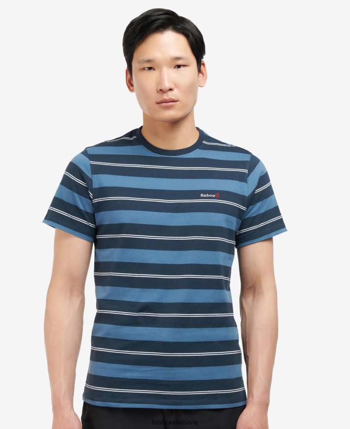 apranga Barbour kendray dryžuoti marškinėliai šnabžda balta vyrų 6F6D80819