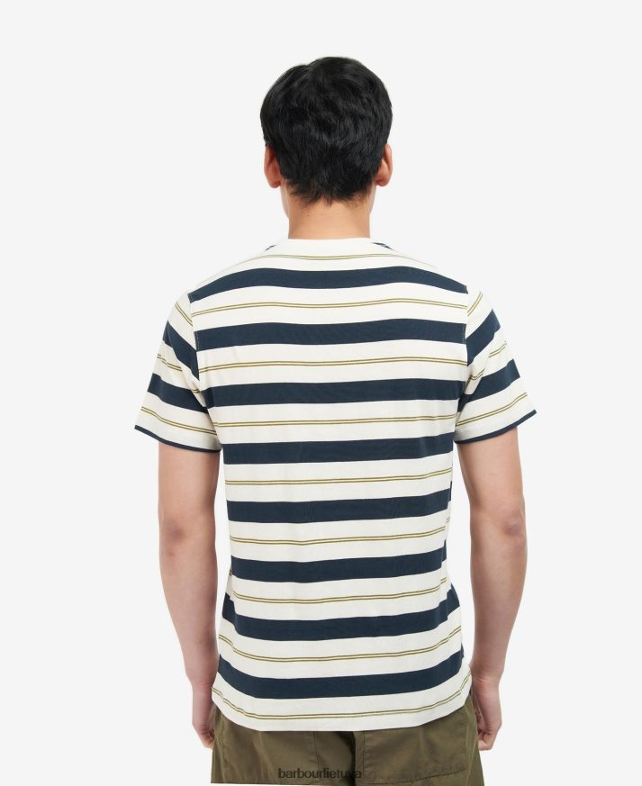 apranga Barbour kendray dryžuoti marškinėliai šnabžda balta vyrų 6F6D80860