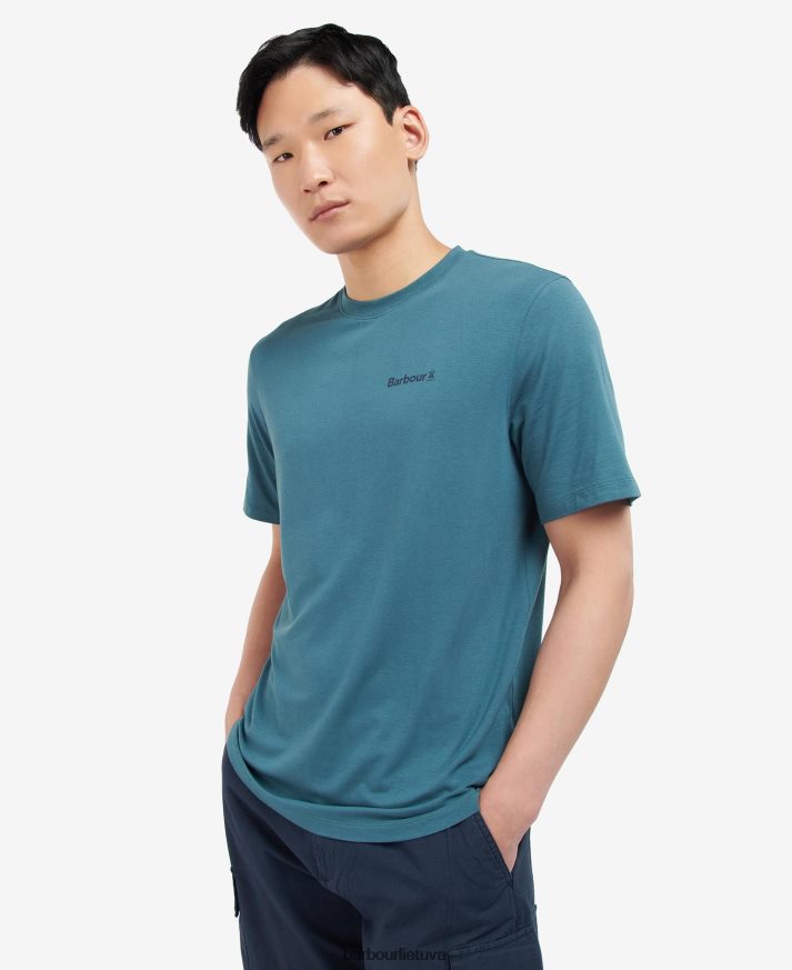 apranga Barbour koordinačių logotipo marškinėliai rūkas vyrų 6F6D80843