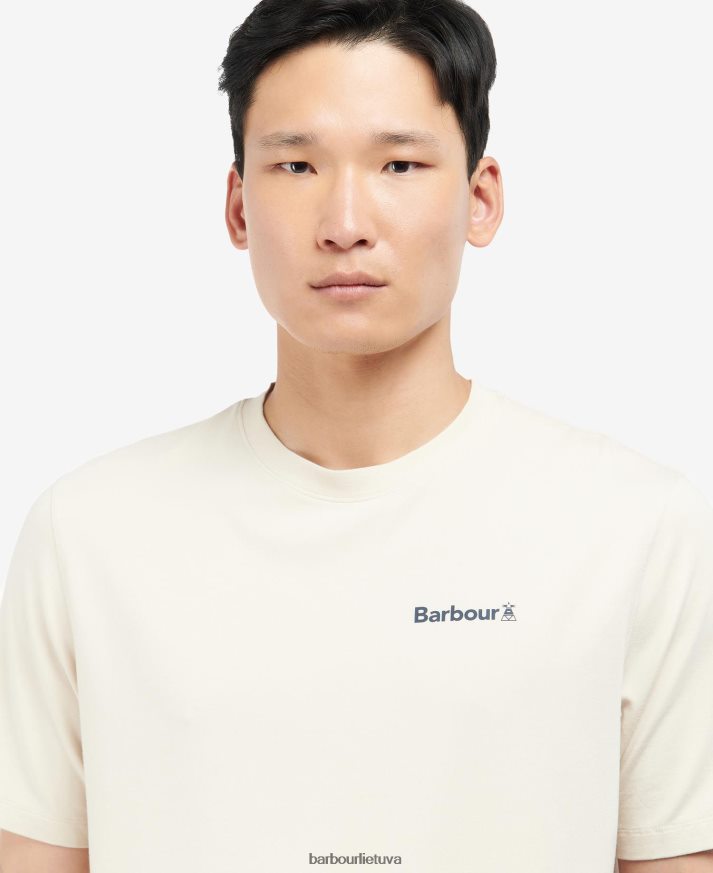 apranga Barbour koordinačių logotipo marškinėliai rūkas vyrų 6F6D80943