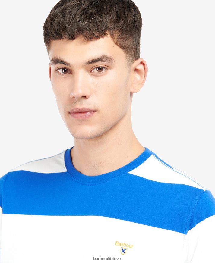 apranga Barbour kornelio juostelės marškinėliai platanalapis vyrų 6F6D80923