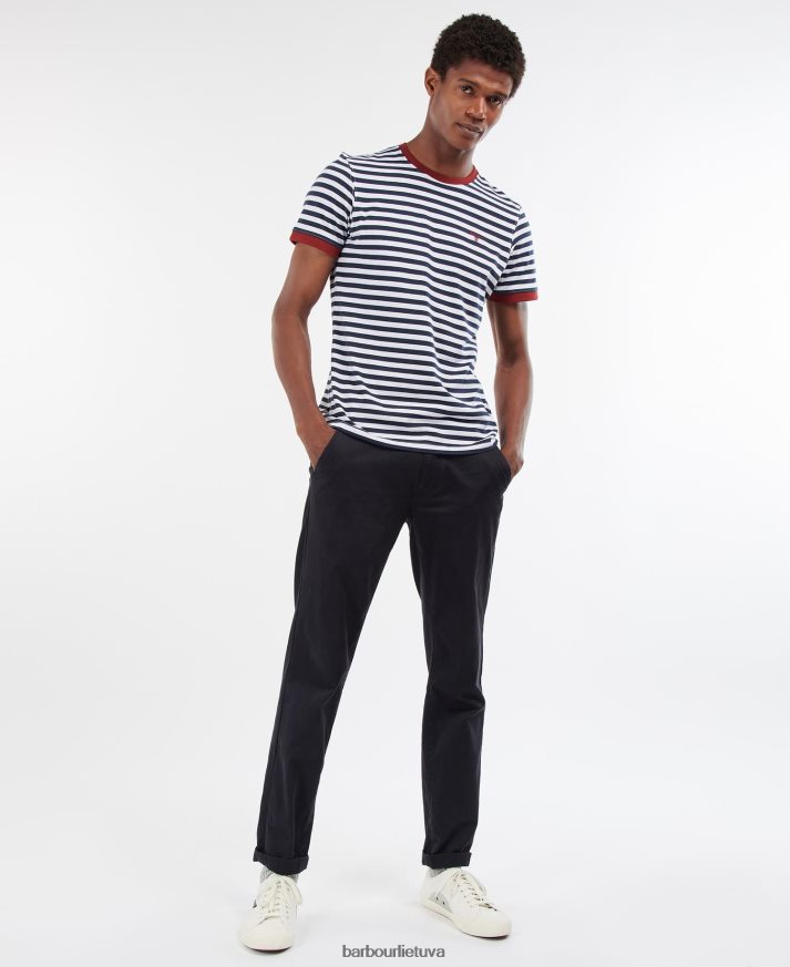 apranga Barbour krantinės juostelės marškinėliai karinis jūrų laivynas vyrų 6F6D80785