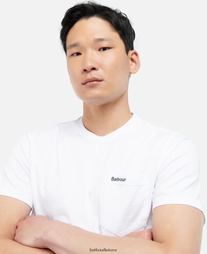 apranga Barbour langdon kišeniniai marškinėliai klasikinis laivynas vyrų 6F6D80900