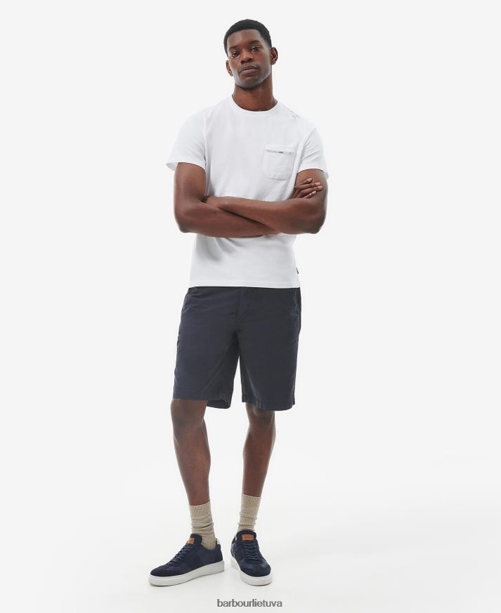 apranga Barbour miško bažnyčios marškinėliai klasikinis baltas vyrų 6F6D80859