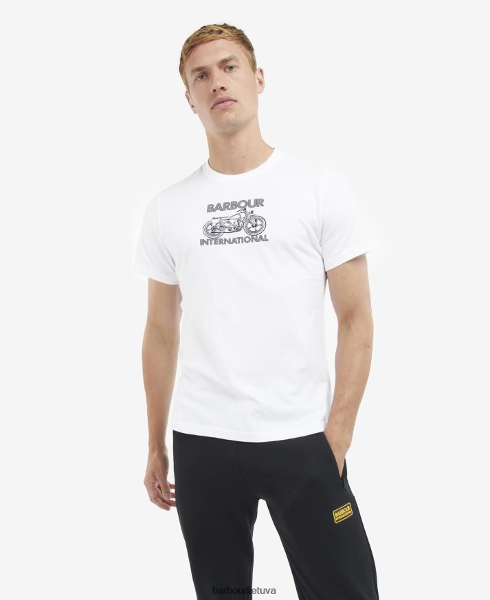 apranga Barbour objektyvo grafinio rašto marškinėliai lengvos samanos vyrų 6F6D80808