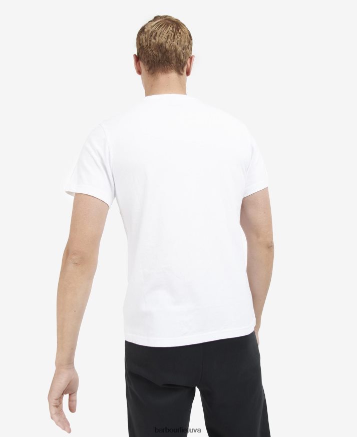 apranga Barbour objektyvo grafinio rašto marškinėliai lengvos samanos vyrų 6F6D80808