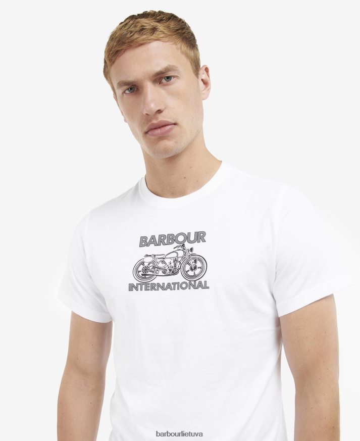apranga Barbour objektyvo grafinio rašto marškinėliai lengvos samanos vyrų 6F6D80808