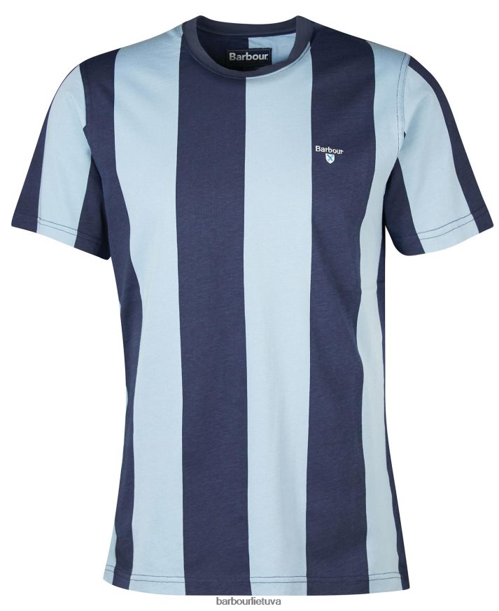 apranga Barbour osborne dryžuoti marškinėliai rožinė druska vyrų 6F6D80945