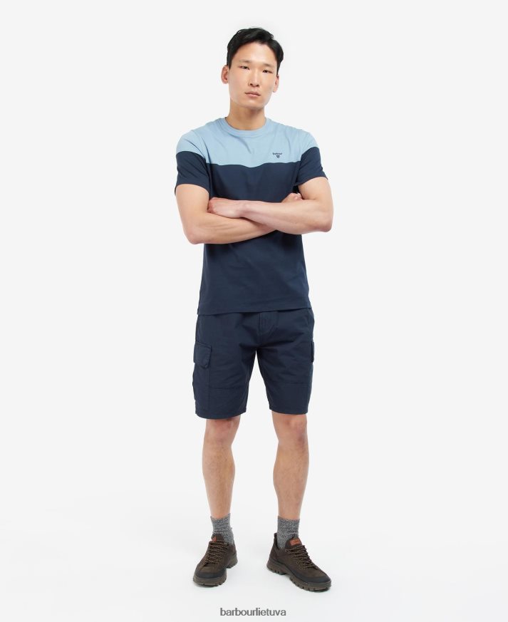 apranga Barbour owton paneliniai marškinėliai klasikinis laivynas vyrų 6F6D80951