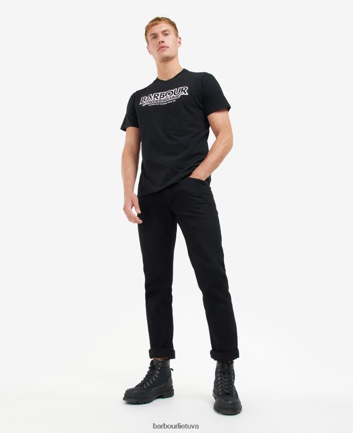 apranga Barbour rowley logotipo marškinėliai šnabžda balta vyrų 6F6D80867