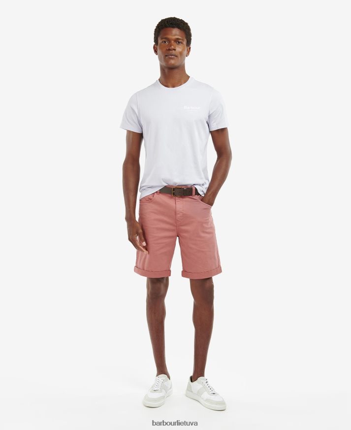 apranga Barbour satley grafinio rašto marškinėliai balintos alyvuogės vyrų 6F6D80964