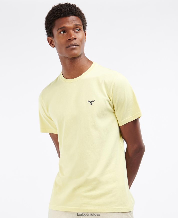 apranga Barbour sportiniai marškinėliai dulkėtos mėtos vyrų 6F6D80812