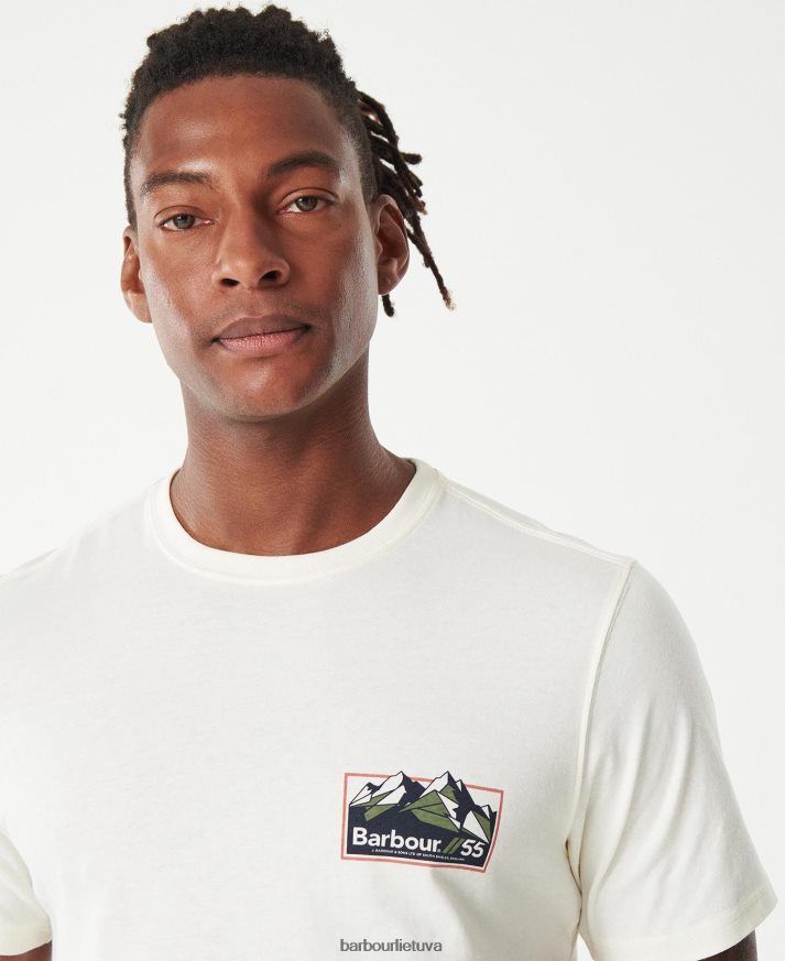apranga Barbour stikliniai marškinėliai šnabžda balta vyrų 6F6D80755