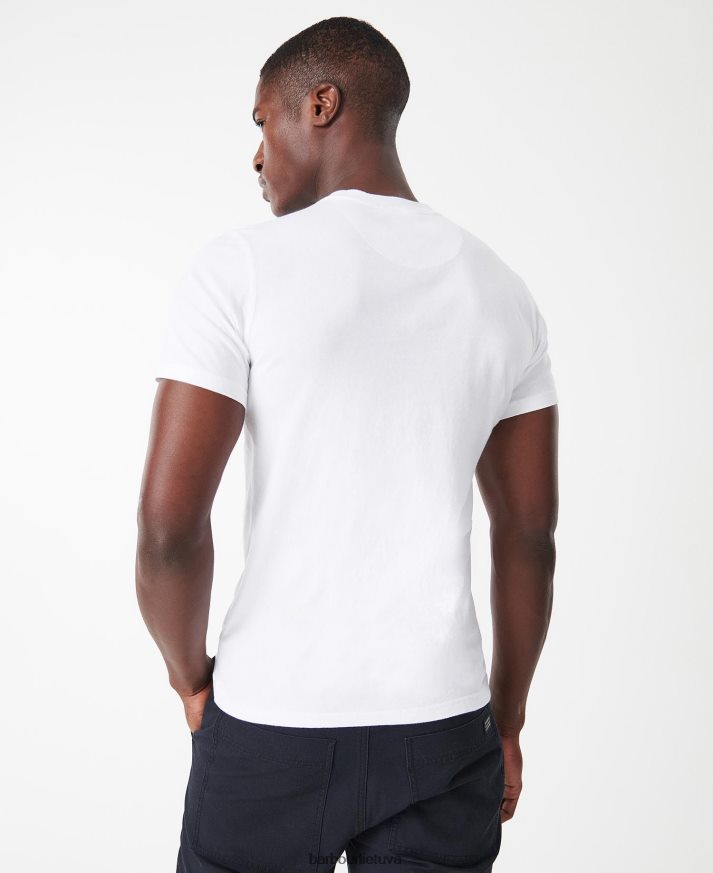 apranga Barbour tarptautinis marškinėlių mažas logotipas intensyvi oranžinė vyrų 6F6D80799