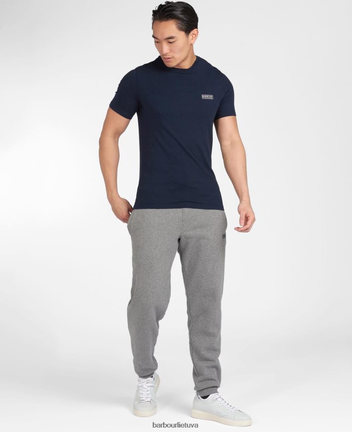 apranga Barbour tarptautinis marškinėlių mažas logotipas juodas vyrų 6F6D80766